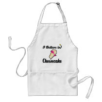 i believe in cheesecake apron