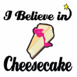 i believe in cheesecake photo sculptures