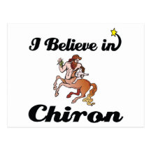 i believe in chiron postcards