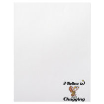 i believe in chugging letterhead design