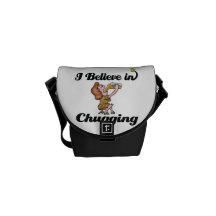 i believe in chugging messenger bag