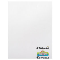 i believe in circus customized letterhead