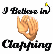 i believe in clapping cut outs