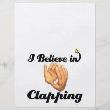 i believe in clapping flyers