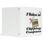 i believe in clipping coupons binders