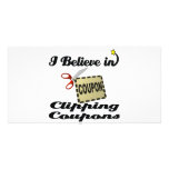 i believe in clipping coupons photo cards