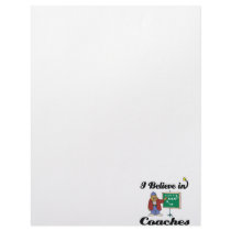 i believe in coaches personalized letterhead