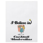i believe in cocktail umbrellas flyers
