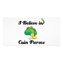 i believe in coin purses photo cards