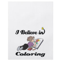 i believe in colouring flyer design