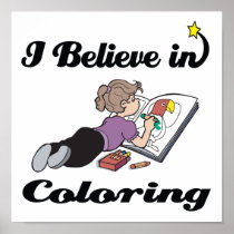 i believe in colouring posters