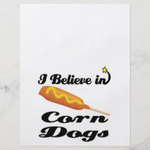i believe in corn dogs full colour flyer
