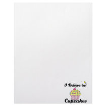 i believe in cupcakes letterhead