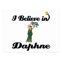 i believe in daphne postcards