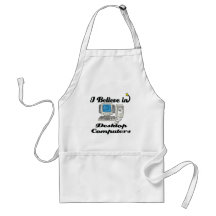 i believe in desktop computers aprons