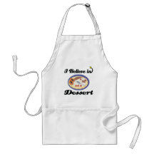 i believe in dessert apron