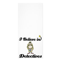 i believe in detectives rack card template