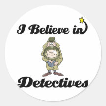 i believe in detectives stickers