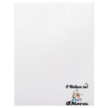 i believe in disco personalized letterhead