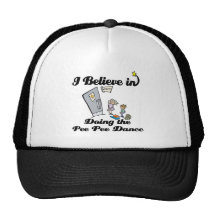 i believe in doing pee pee dance trucker hats