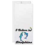 i believe in dolphins customized rack card
