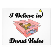 i believe in doughnut holes invitation