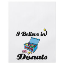 i believe in doughnuts personalized flyer