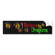 I Believe in Dragons Bumper Stickers
