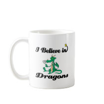 i believe in dragons coffee mugs