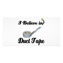 i believe in duct tape photo greeting card