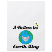 i believe in earth day personalized flyer