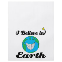 i believe in earth personalized flyer