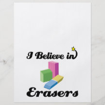 i believe in erasers flyers