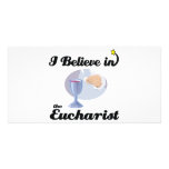 i believe in eucharist custom photo card
