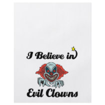 i believe in evil clowns full color flyer