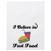 i believe in fast food flyers