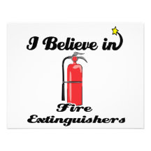 i believe in fire extinguishers announcement