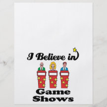 i believe in game shows full color flyer
