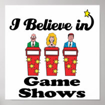 i believe in game shows posters