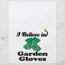 i believe in garden gloves full color flyer