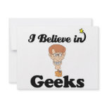 i believe in geeks invitations