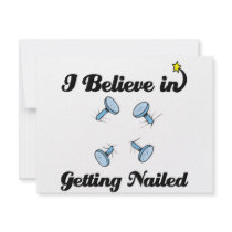 i believe in getting nailed personalized announcements