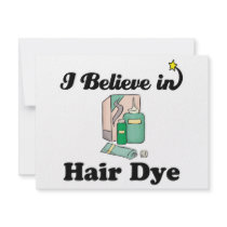 i believe in hair dye invite