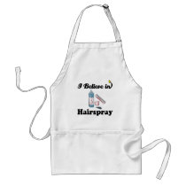 i believe in hairspray aprons