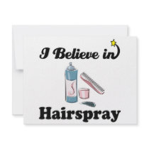 i believe in hairspray custom announcements