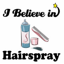 i believe in hairspray photo cutouts