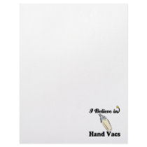 i believe in hand vacs letterhead design