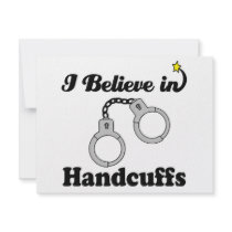 i believe in handcuffs custom announcements