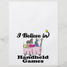 i believe in handheld games flyers