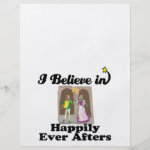 i believe in happily ever afters flyer design